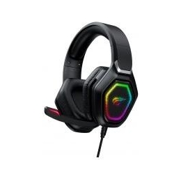 Гарнитура игровая с RGB подсветкой HAVIT GAMENOTE HV-H659d Gaming Черная