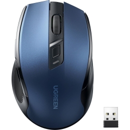 Мышь UGREEN Ergonomic Wireless Mouse MU006 (15064) Blue