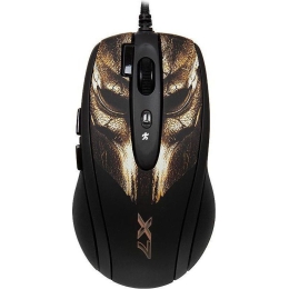 Мышь A4Tech XL-750BH BronzeBlack, X7 Laser, 3600dpi, 6but, USB, оптическая