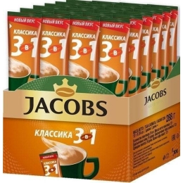 Кофе в стике Jacobs 3в1 Классик 12.6 г (4607001778356)