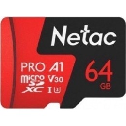 Карта памяти microSDXC 64 ГБ Netac P500 (NT02P500STN-064G-S)