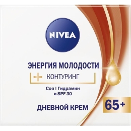 Крем для лица Nivea Энергия Молодости 65 + дневной антивозрастной против морщин 50 мл (4005900698490)