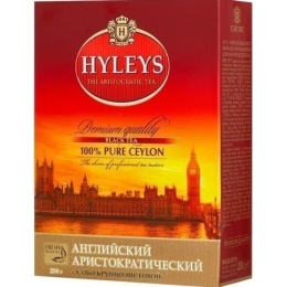 Чай черный листовой Hyleys Английский Аристократический 250 г (4607807010384)