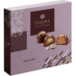 Набор конфет шоколадных O`Zera Praline с цельным фундуком 230 г (4630026561344)
