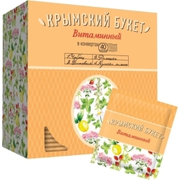 Чай пакетированный травяной Крымский букет 40 пак Витаминный 60 г (4607051546684)