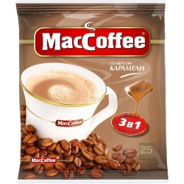 Кофе в стиках MacCoffee 3в1 Карамель 18 г (8887290109895)