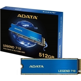 SSD-накопитель M.2 NVMe 512Гб A-Data Legend 710 (ALEG-710-512GCS)