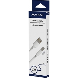 Кабель Maxvi MC-A01L white