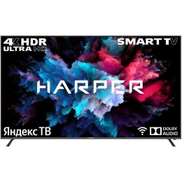Телевизор 65" Harper 65U660TS, Smart, 4K, Яндекс ТВ