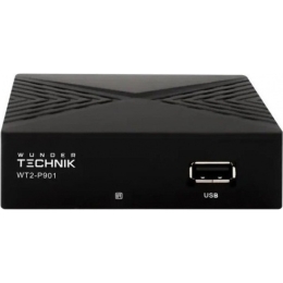 Цифровая тв приставка WUNDER DVB-T2 TECHNIK WT2-P901 черный