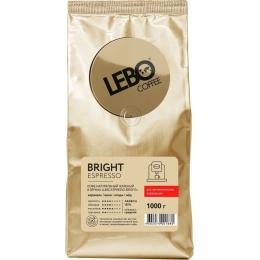 Кофе в зернах Lebo Bright Espresso, 1000 гр.