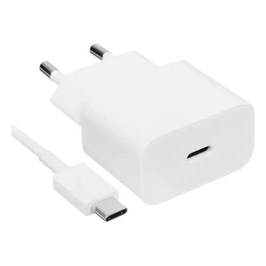 Сетевая зарядка SAMSUNG 25W Travel Adapter + Type-C cable Black EP-T2510