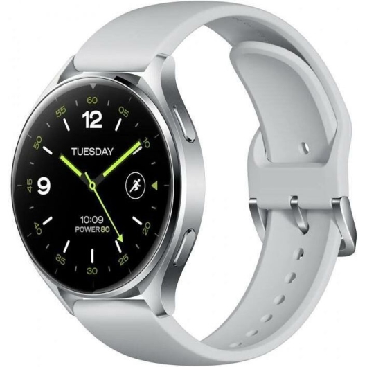 Смарт-часы Xiaomi Watch 2 Silver Case With Gray TPU Strap