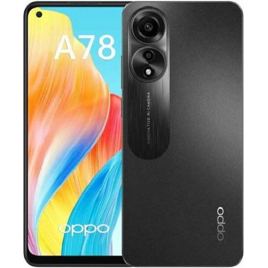 СМАРТФОН OPPO CPH2565 (A78 8+256) ЦВЕТ: ДЫМЧАТЫЙ ЧЕРНЫЙ