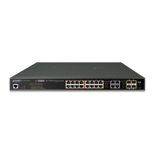 Коммутатор PLANET (GS-4210-16UP4C) 16xManaged 60W Ultra PoE Gigabit Ethernet Switch + 4xCombo TP/SFP