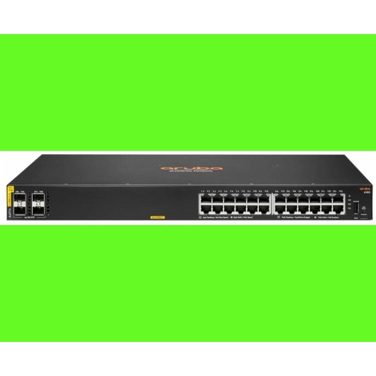 Коммутатор HPE Aruba 6100 (JL677A) Managed L3 24G Class4 PoE 370W 4SFP+ Switch