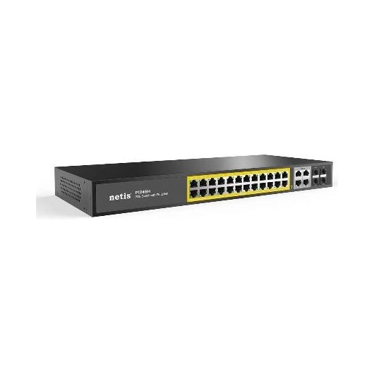 Коммутатор NETIS P124GH 24Port 10/100M POE 4GE Combo