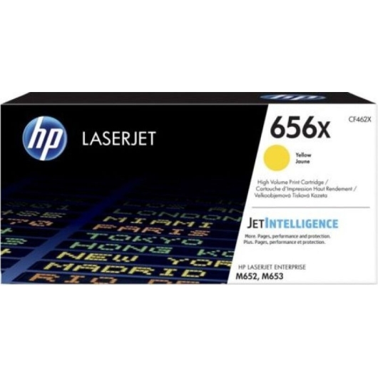 Картридж лазерный HP 656X CF462X желтый (22000стр.) для HP M652/653