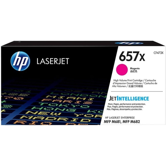 Картридж лазерный HP 657X CF473X пурпурный (23000стр.) для HP CLJet Enterprise Flow M681z/M682z/681dh/681f