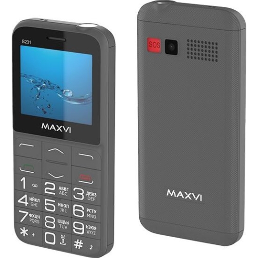 Мобильный телефон MAXVI B231 Grey