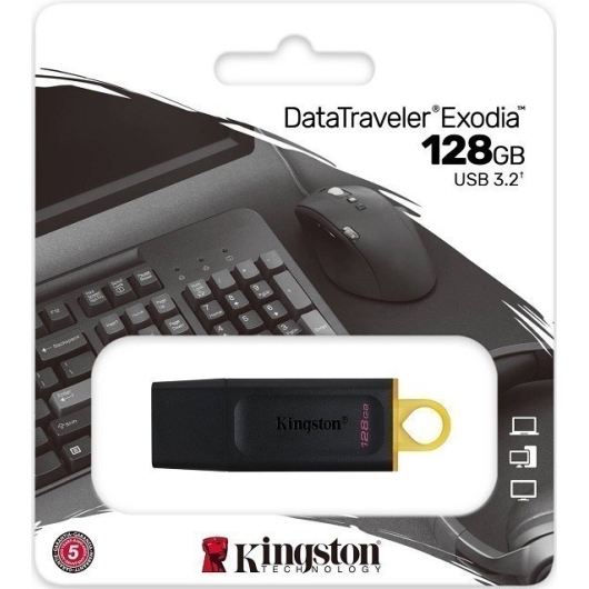 USB-флэш 128 ГБ Kingston DataTraveler Exodia (DTX/128GB)