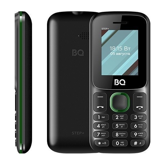 Мобильный телефон BQ Step+NewBlack Green (BQ1848)