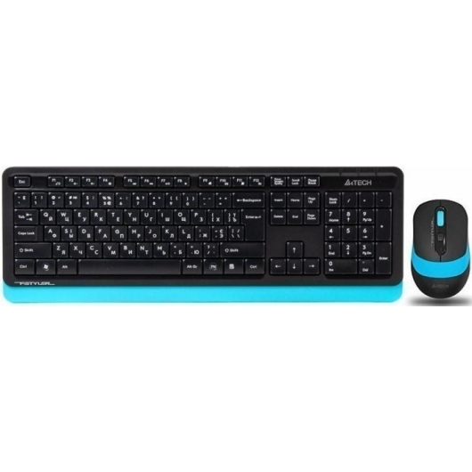 Комплект клавиатура + мышь A4Tech Fstyler FG1010 Black Blue