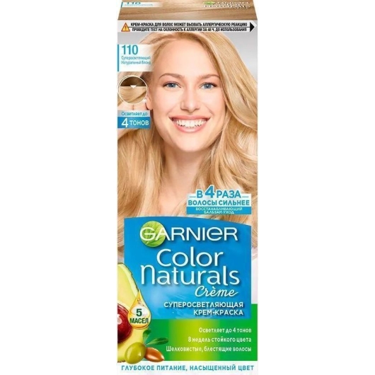 Крем-краска для волос Garnier Color Naturals 110 Суперосветляющий натуральный блонд