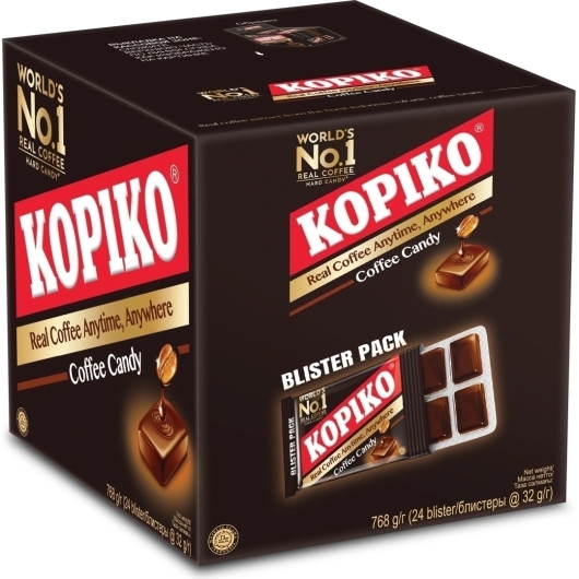 Леденцы Kopiko Coffee Candy со вкусом кофе 32 г (8996001321195)