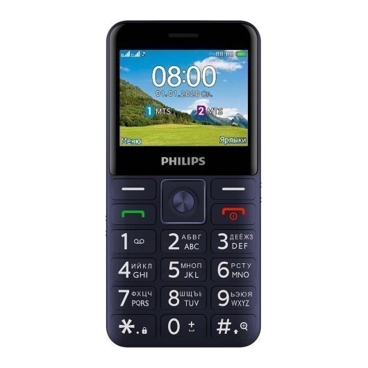 Мобильный телефон Philips E207 Xenium (Blue)