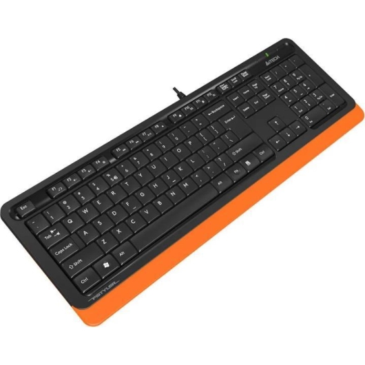 Клавиатура A4Tech Fstyler FK10 черный/оранжевый USB FK10 ORANGE