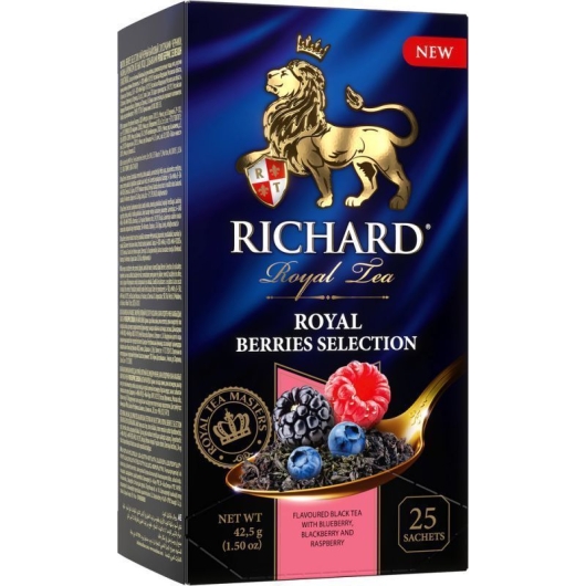 Чай черный Richard Royal Berries Selection ароматизированный 25 сашетов