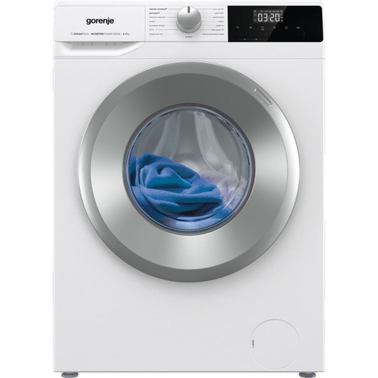 Узкая стиральная машина Gorenje W2NHPI72SCS, с паром