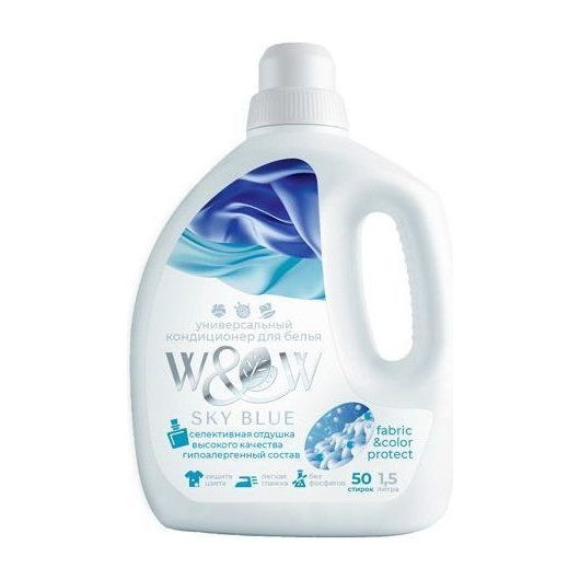 Кондиционер для белья SKY BLUE "W&W" 1,5 л