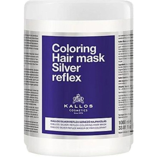 Маска для осветленных волос Kallos Silver Reflex, 1 л